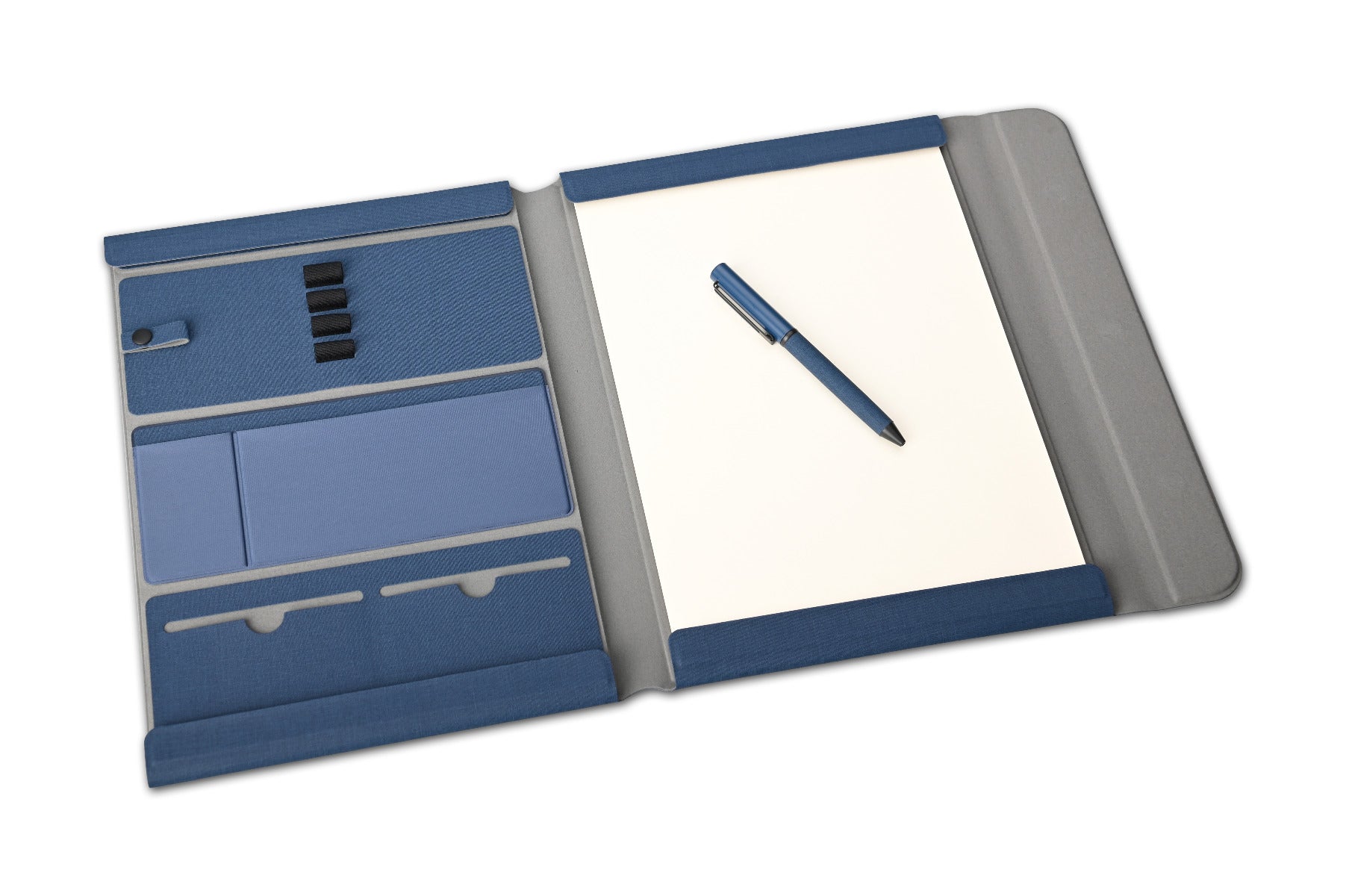 MODULAR PORTFOLIO - A4 PU Portfolio with Detachable Organizer and Magnetic Closure