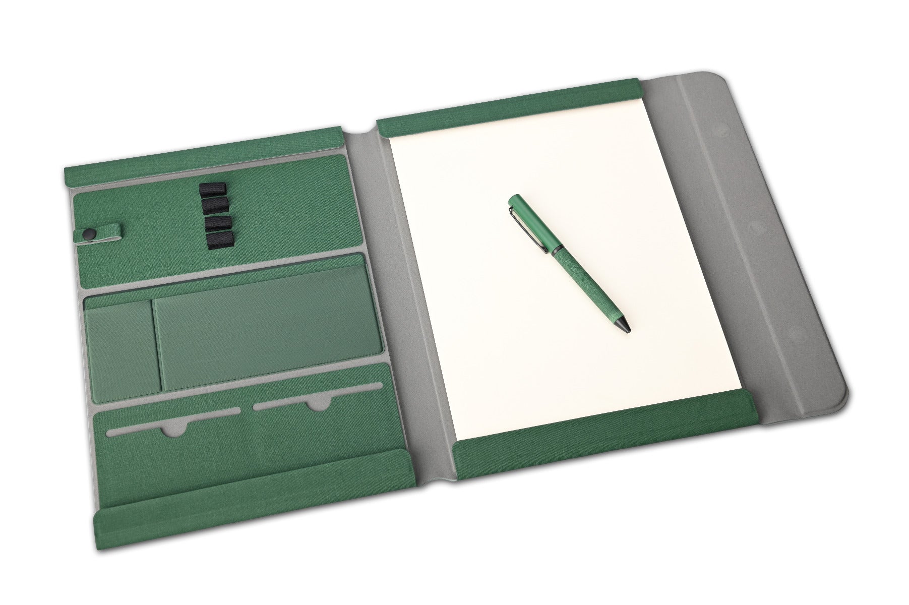MODULAR PORTFOLIO - A4 PU Portfolio with Detachable Organizer and Magnetic Closure