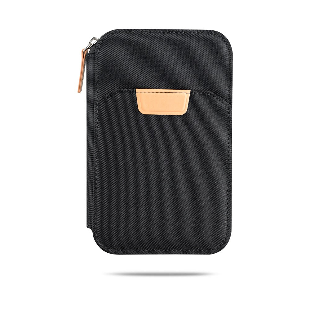 RPET TRAVI - Eco-Friendly Travel Wallet with Multiple Slots and Zipper Closure