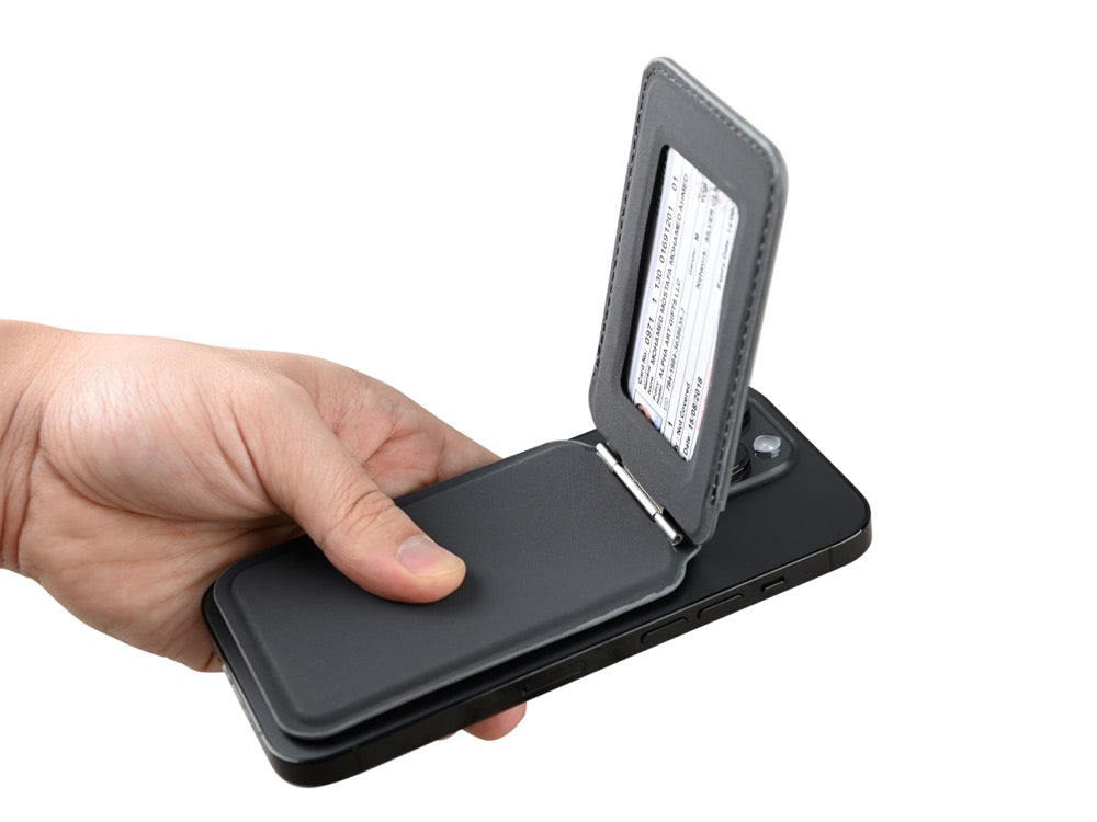 MAG WALLET - Versatile Magnetic Card Holder Wallet with Mobile Stand Functionality