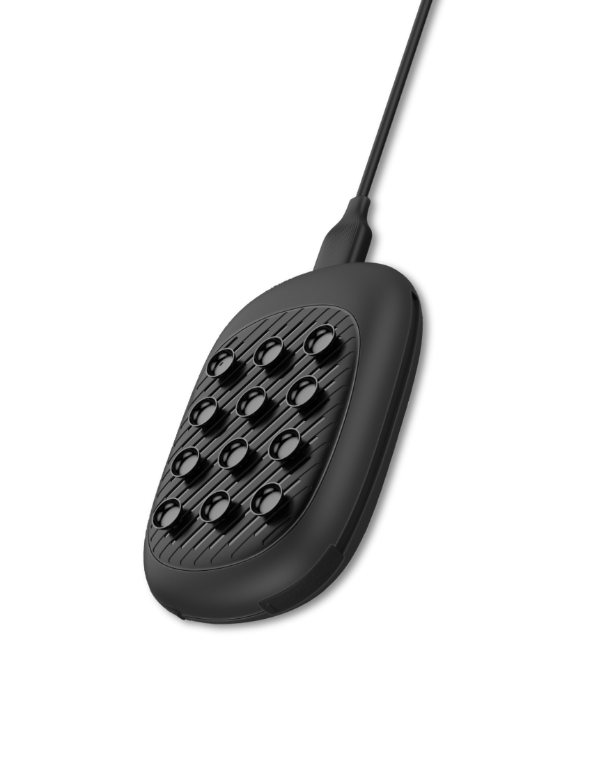POWER GO PLUS - 10,000mAh Wireless Power Bank with Multi-Charging Cables and LED Indicator