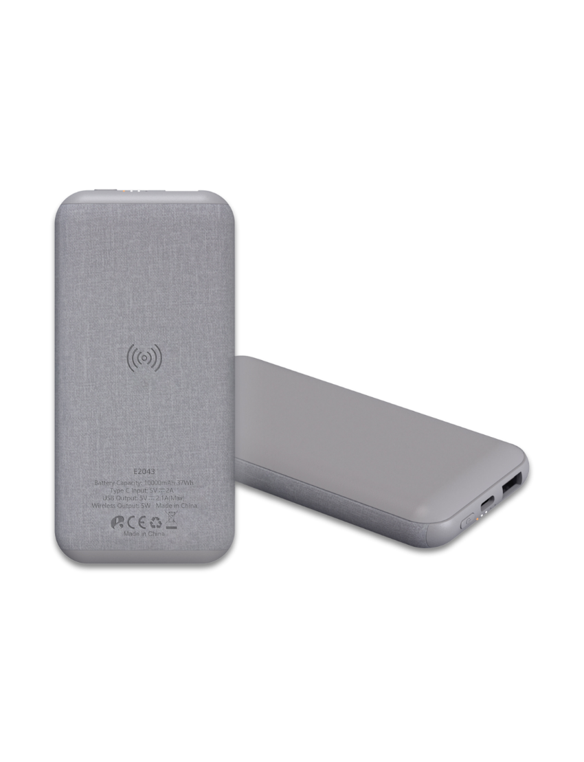 WIRELESS LIGHT UP - 10,000mAh Wireless Power Bank