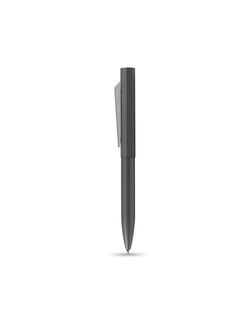 TWIST LUX - Premium Twist Pen with Matte Lacquered Aluminum Body and Satin Silver Accents