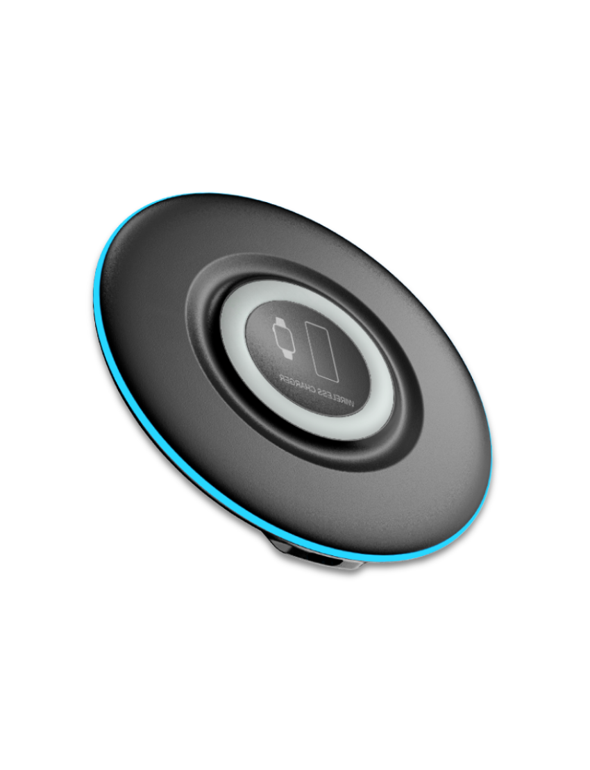 iWIRELESS PAD - Dual Coil Wireless Charger for Mobile, AirPods & iWatch