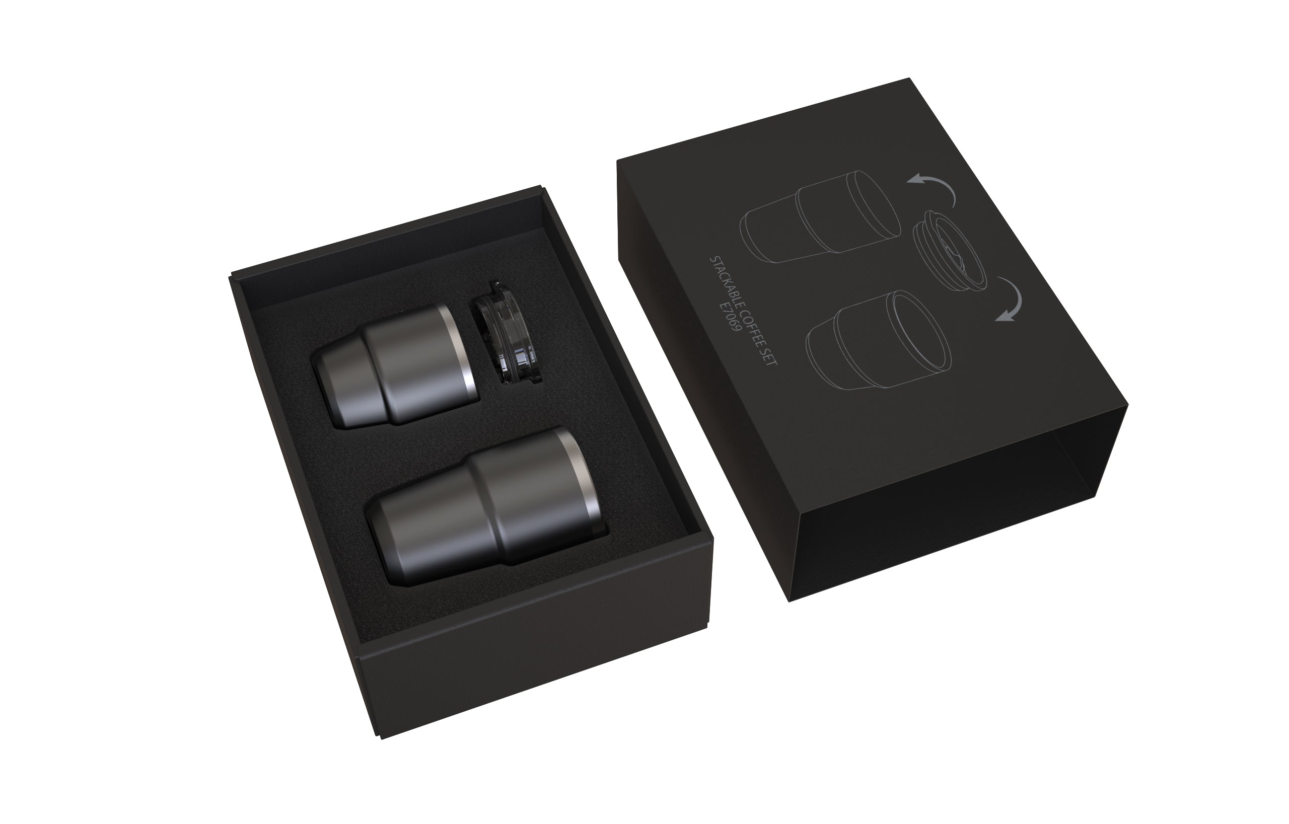 STACKABLE COFFEE SET