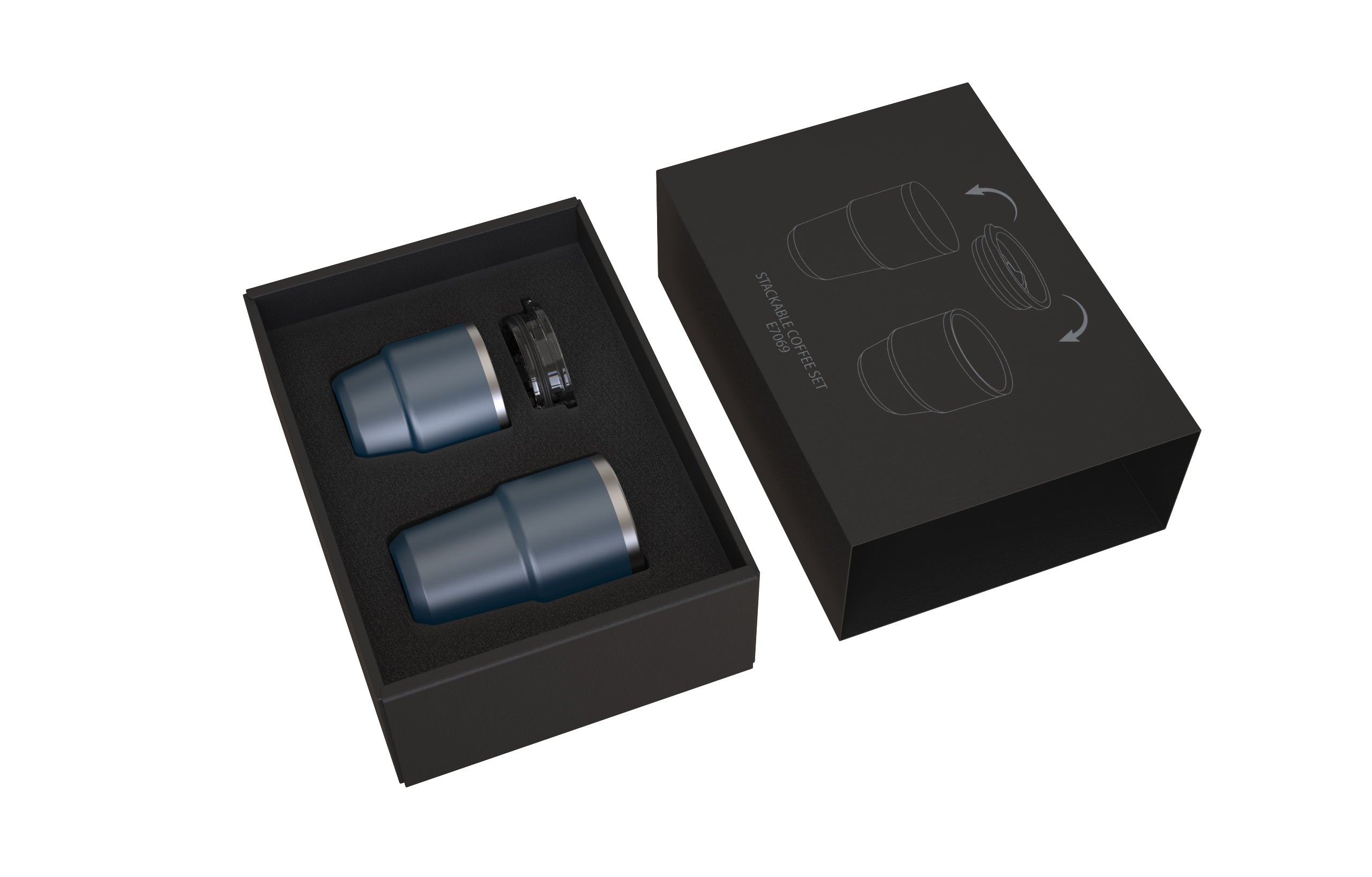 STACKABLE COFFEE SET