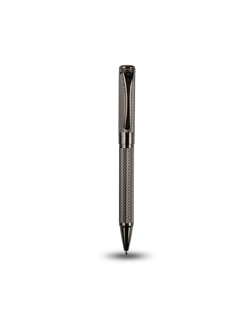 GLAMOUR PEN - Elegant Brass Ballpoint Pen with Intricate Carved Designs