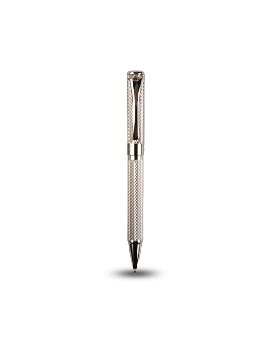 GLAMOUR PEN - Elegant Brass Ballpoint Pen with Intricate Carved Designs