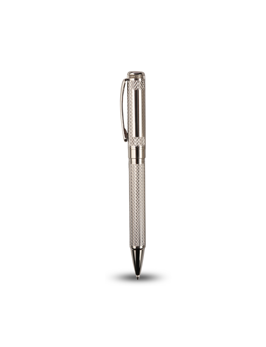 GLAMOUR PEN - Elegant Brass Ballpoint Pen with Intricate Carved Designs