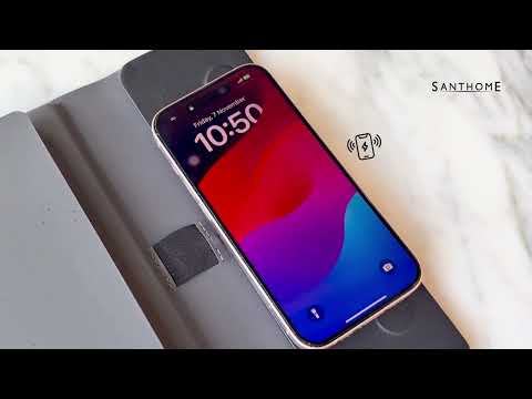 10000mAh Mag Wireless Powerbank Portfolio - Navy