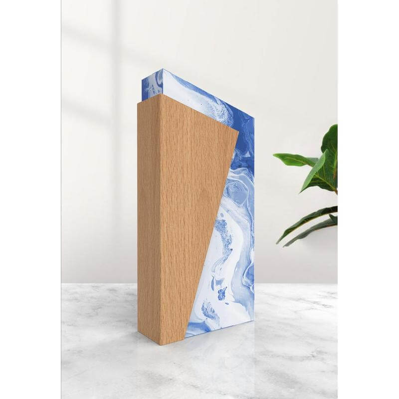 Recycled Award - Ocean Swirl