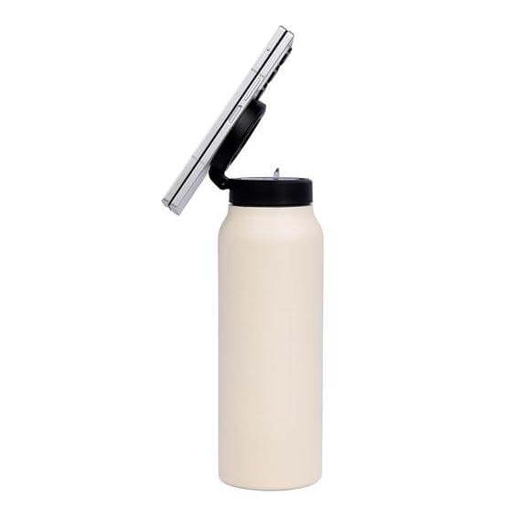 FERRO - Giftology Magnetic Phone Holder Water Bottle 760ml - Sandstone