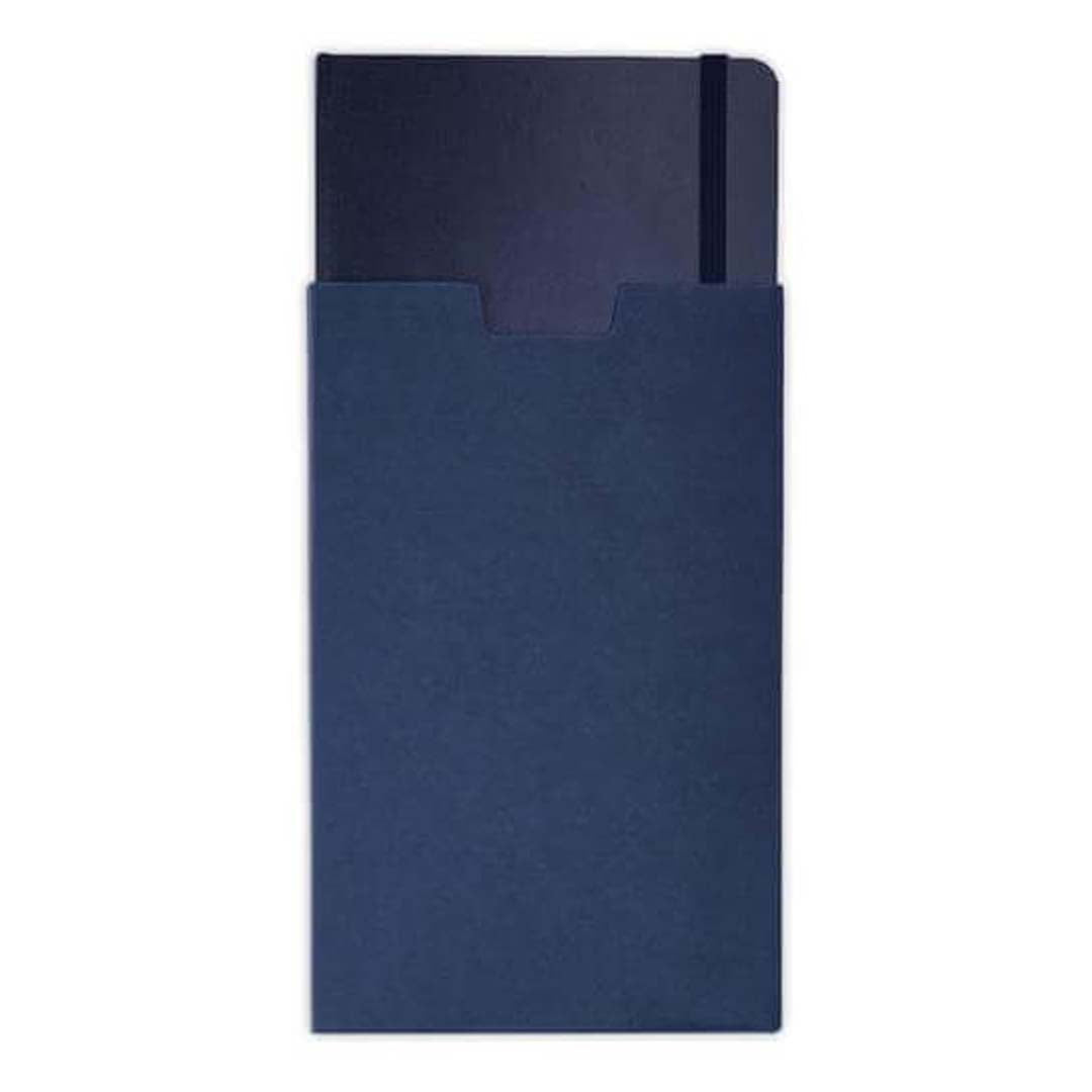 Expanded A5 Hard Cover Notebook - Navy Blue