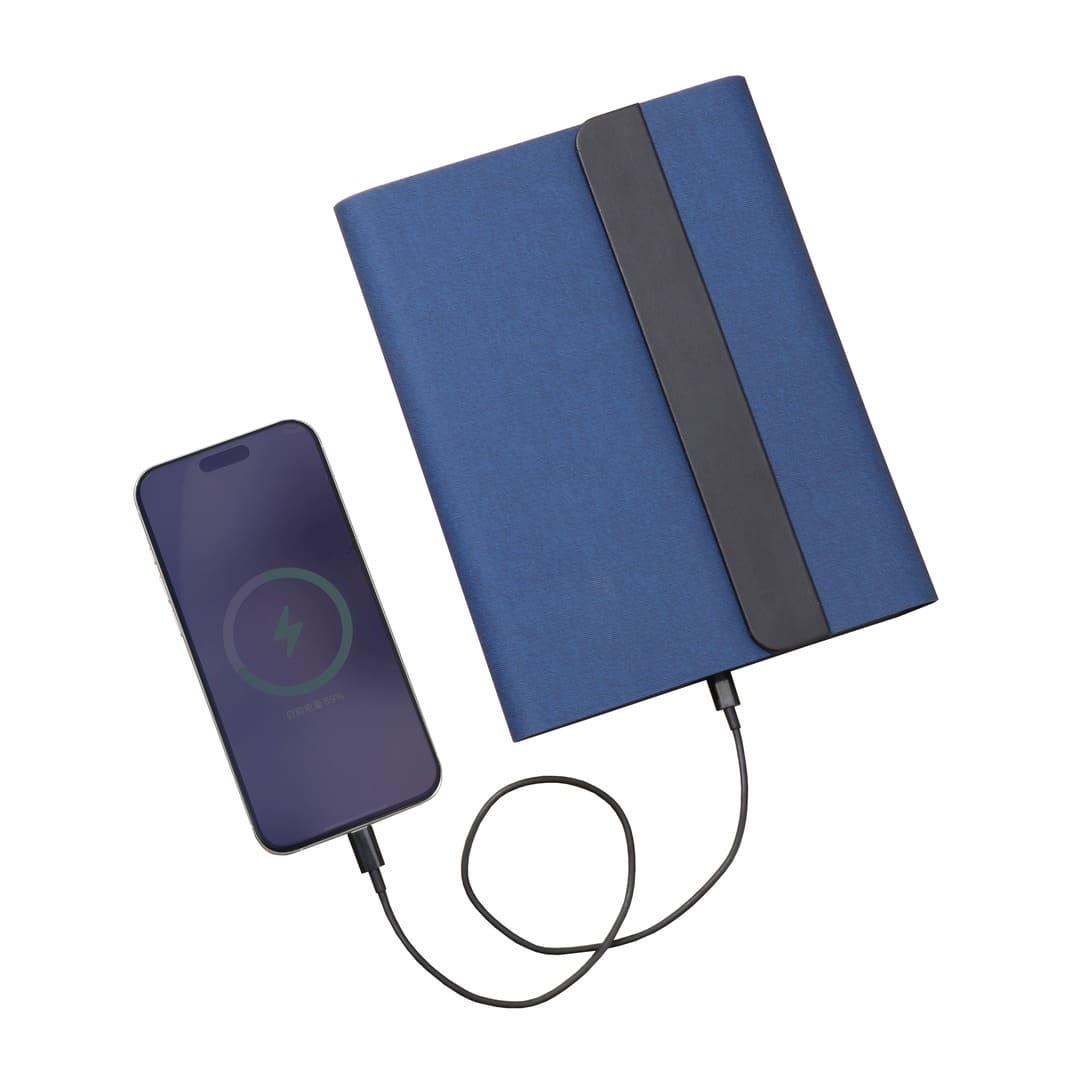 10000mAh Mag Wireless Powerbank Portfolio - Navy