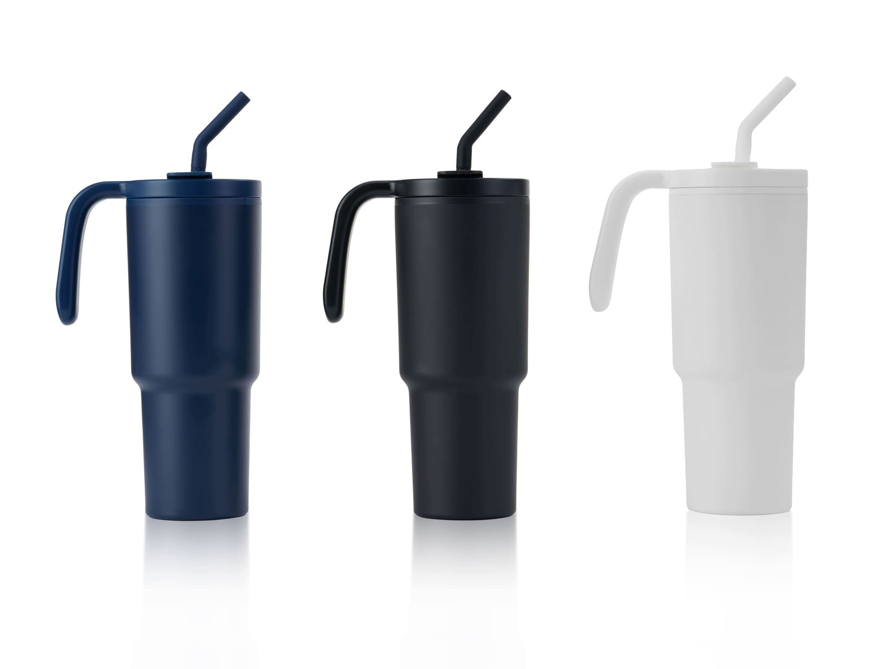 FORZA 360 - Hans Larsen Recycled Stainless Steel/PP Tumbler with 360 Branding - White