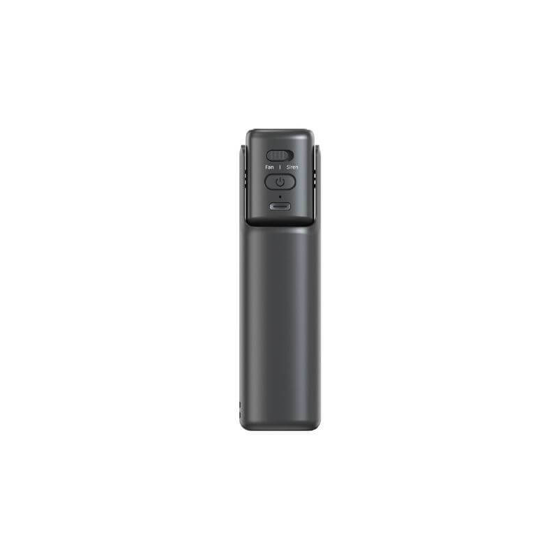 Memorii 4-in-1 Fan Powerbank, Safety Alarm & Torch - Black