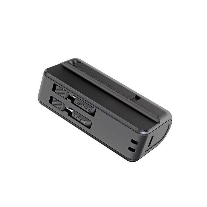 4500mAh Mini Powerbank with Inbuilt Cable and Phone Stand memorii®