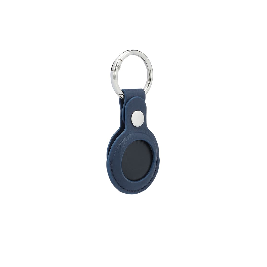LEEVI - Santhome® PU Keychain with Santhome Tag pocket - Navy Blue