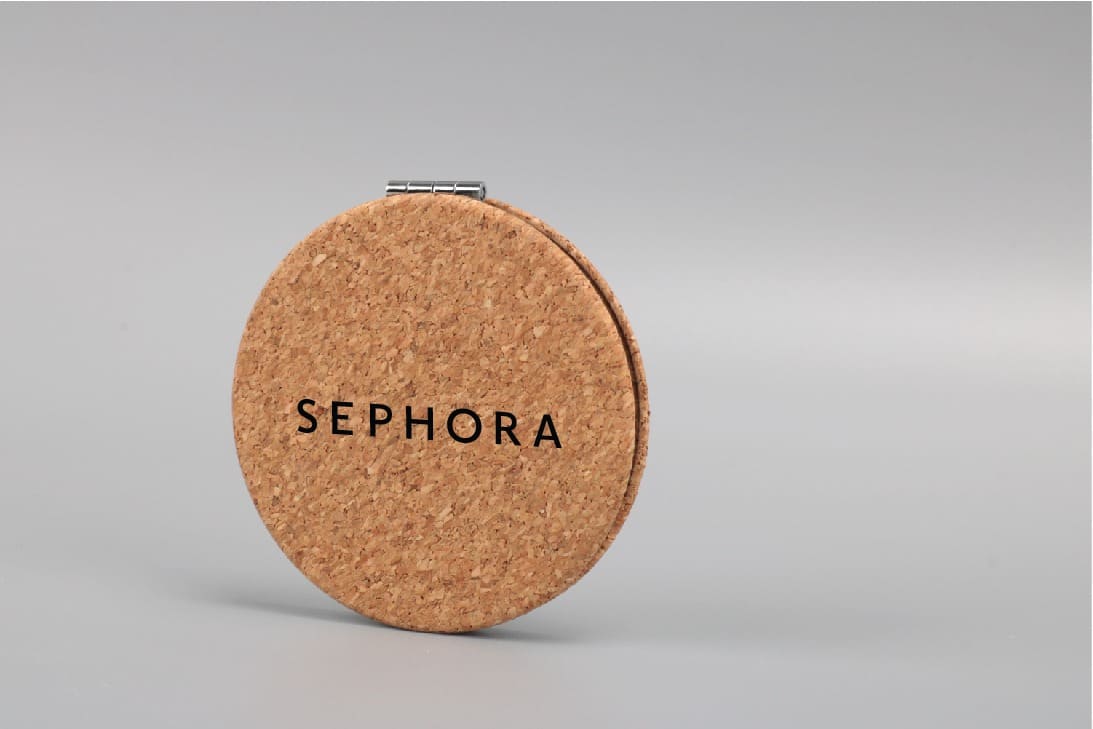 CROSA - eco-neutral Cork Pocket Mirror