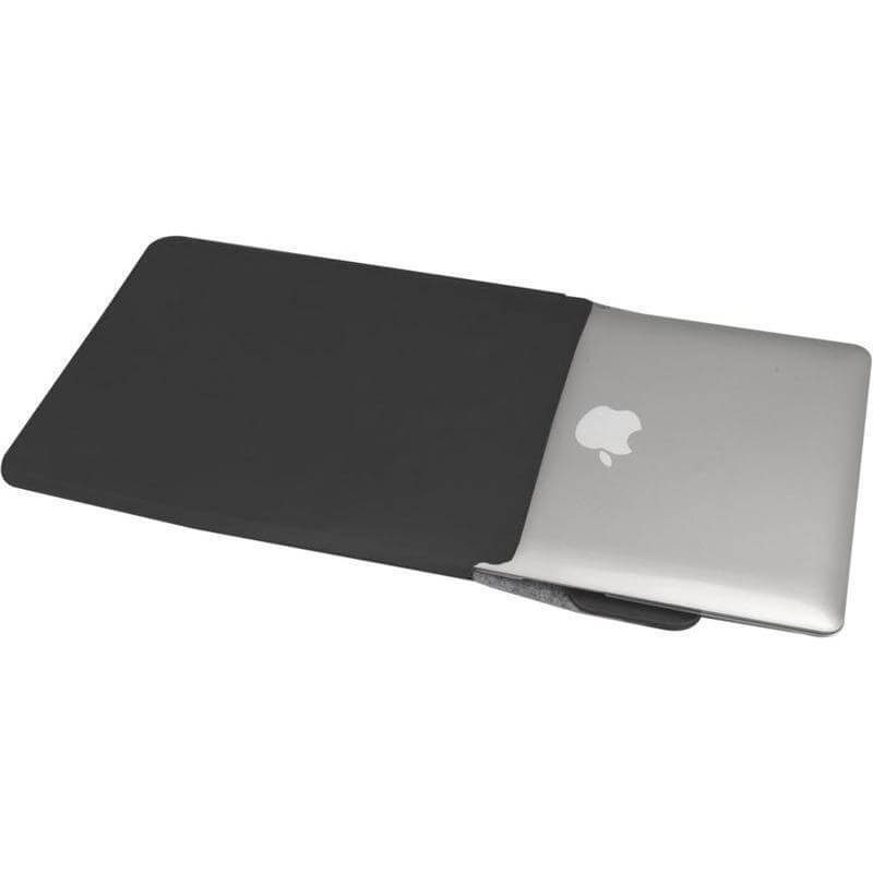 14" Felt Laptop Sleeve With 15W Magnetic Charger - Black