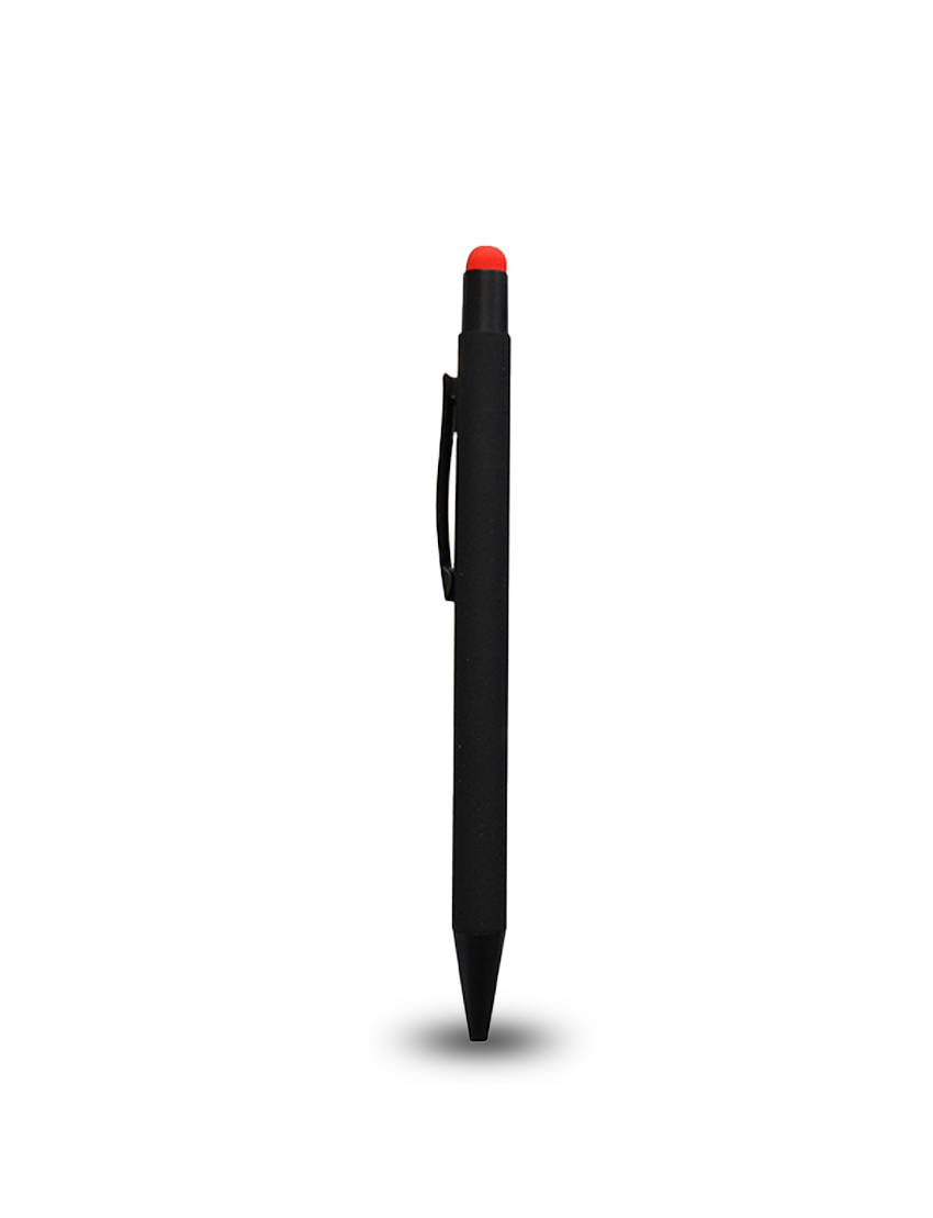 LONY PEN - Stylish Aluminum Push Pen with Rubber Coating and Touch Stylus