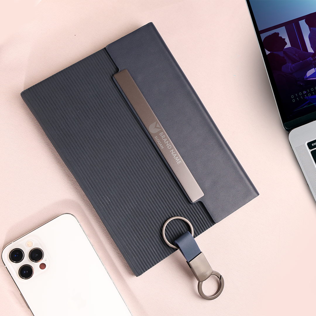 NOTE FLAP – Stylish PU Leather Notebook with 150 High-Quality Sheets and Durable Steel Binding