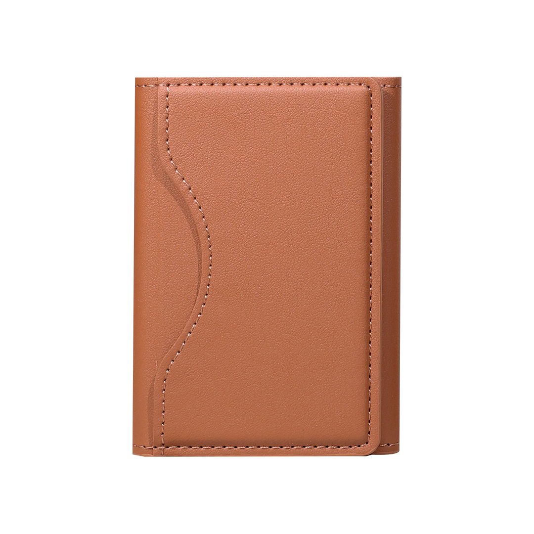 CARD CASE – Slim PU Leather Card Holder with MagSafe Attachment for Secure and Easy Access