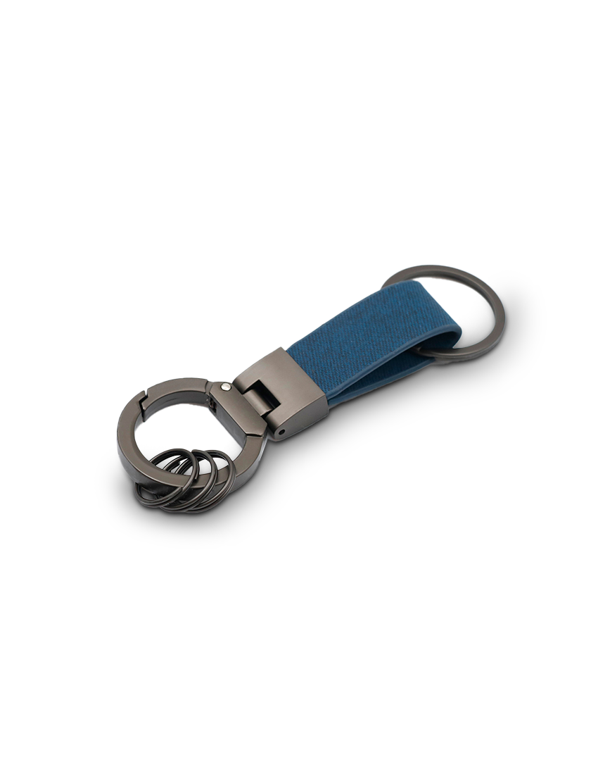 MODISH KEYCHAIN - Sleek Push-Open Keyholder with Spring Lock Mechanism