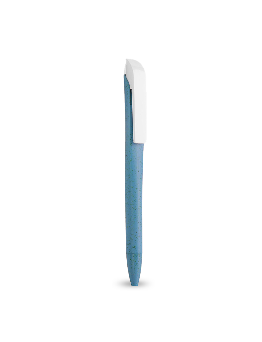 WHEATY PEN - Eco-Friendly Push Pen Made from Wheat Material with Blue Ink