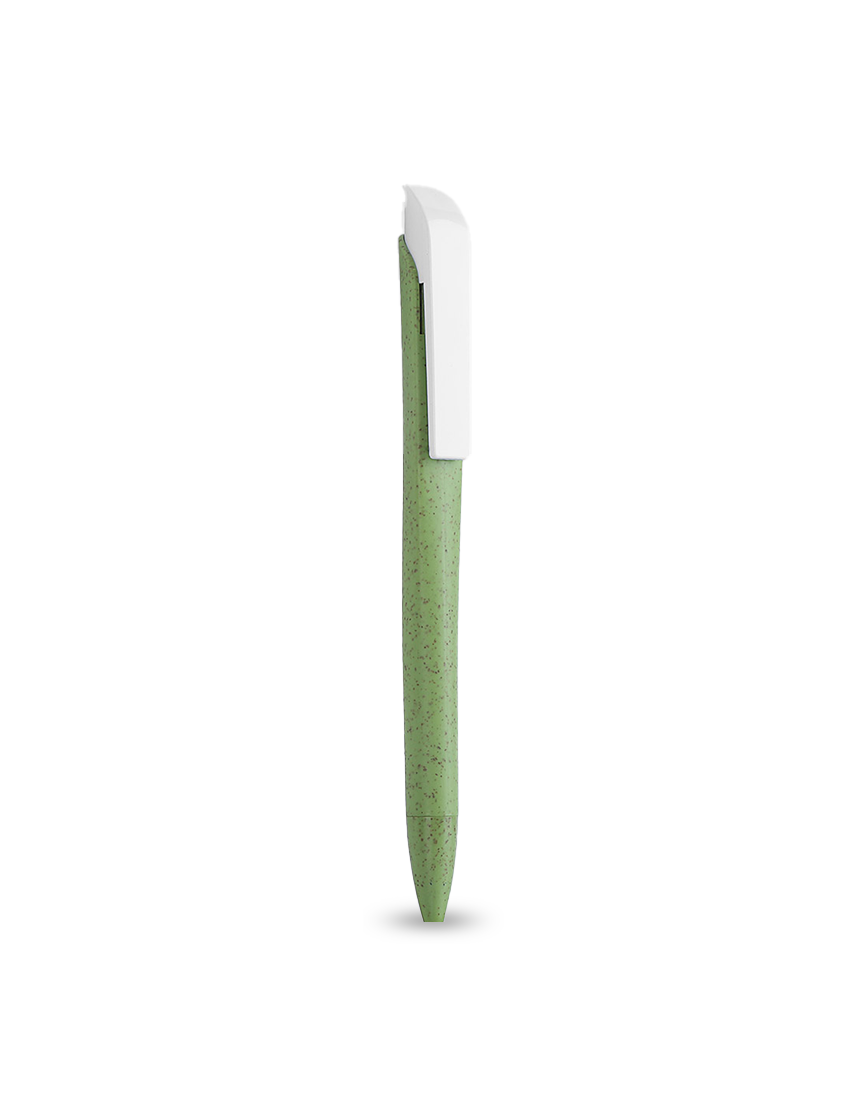 WHEATY PEN - Eco-Friendly Push Pen Made from Wheat Material with Blue Ink