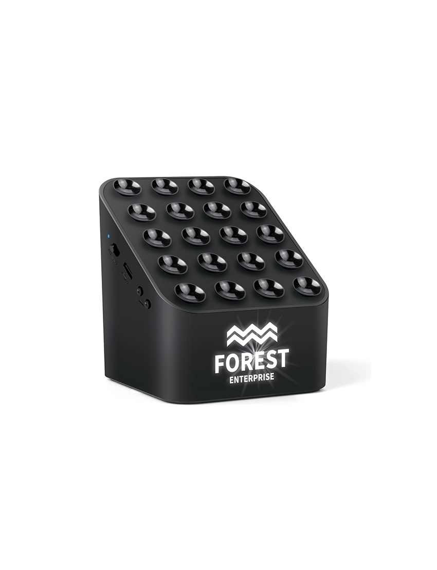 LIGHT UP SPEAKER - 3W Bluetooth Speaker with 10W Wireless Charger and Customizable Logo