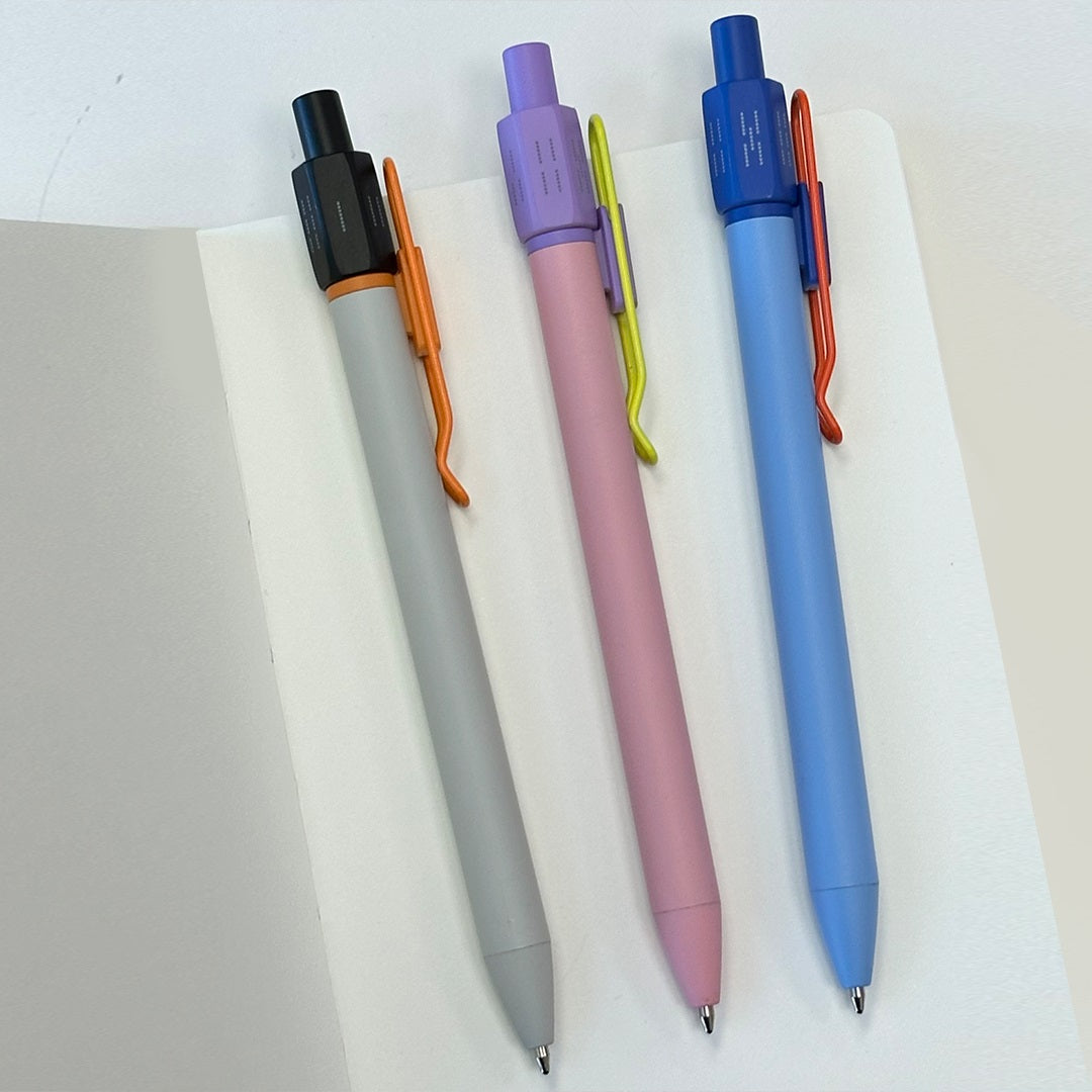 HEXASPINNER PEN – Push Action Ballpoint Pen with Hexagonal Fidget Spinner, Matte Lacquered Aluminum Barrel
