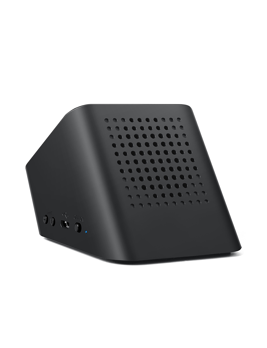 LIGHT UP SPEAKER - 3W Bluetooth Speaker with 10W Wireless Charger and Customizable Logo