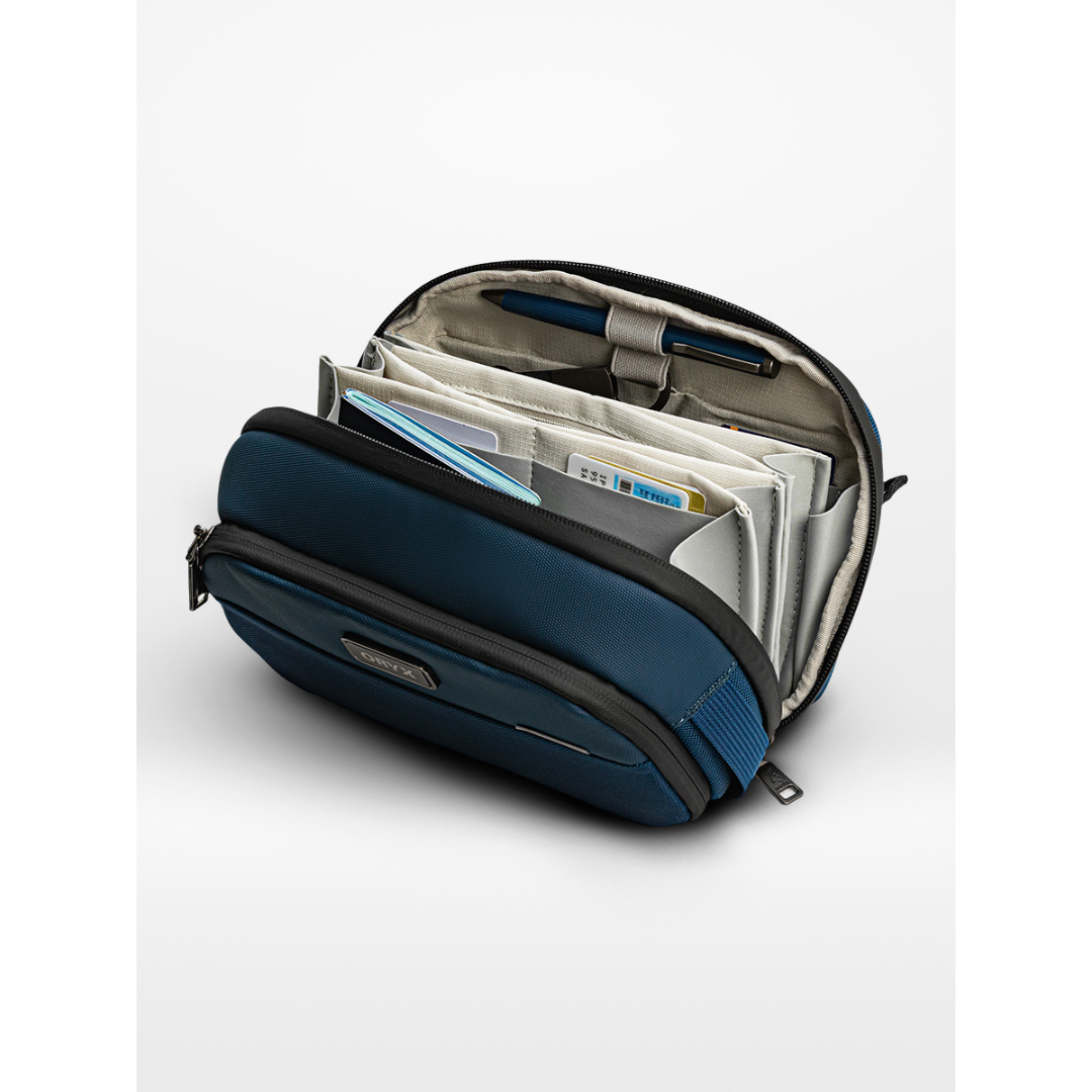 O-Elite Black Waterproof Electronics Organizer Bag