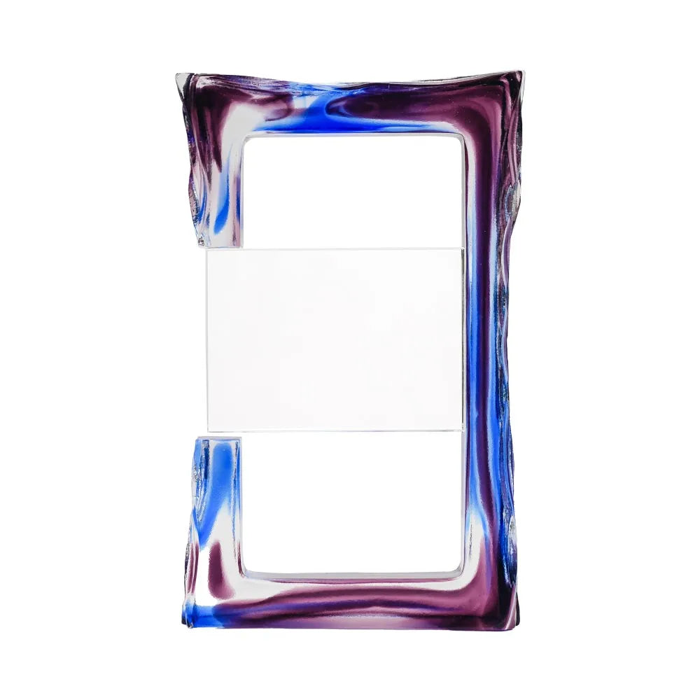 Amethyst Color Crystal Awards in Black Presentation Box