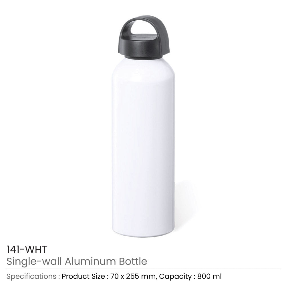 White Sublimation Bottles, Twist to Open, 800ml