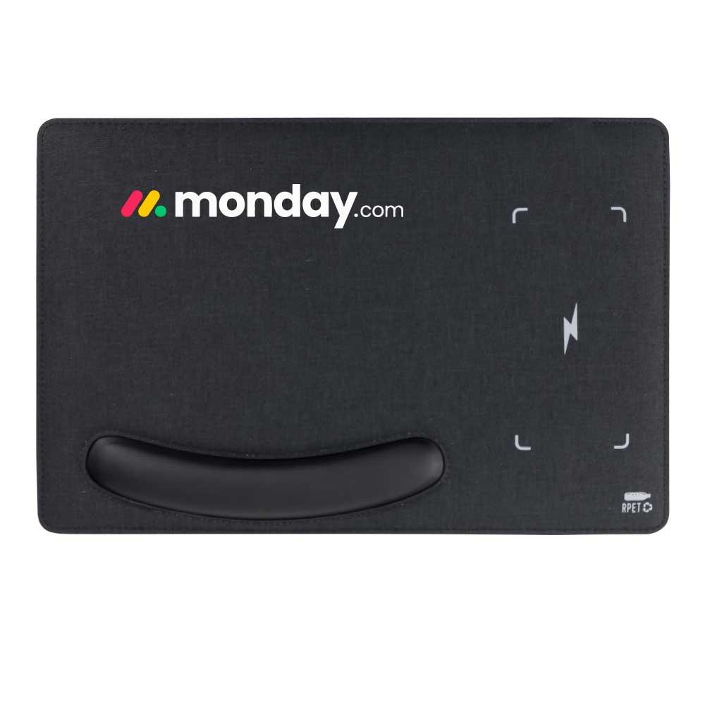 RPET Wireless Charging Mousepads 15W and Type-C