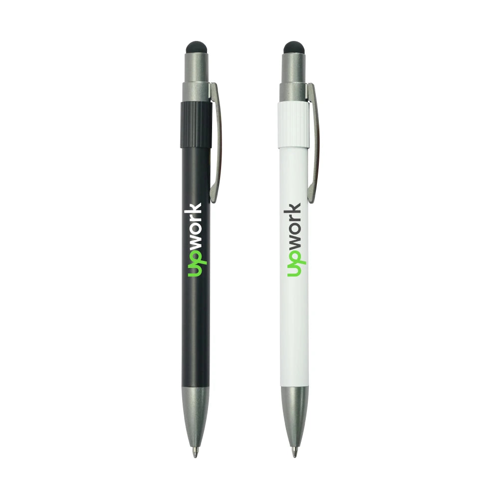 Stylus Metal Spinner Pens – Push Button (Blue Ink)