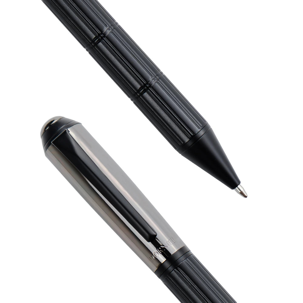 Dorniel Designs Brand Pens, Matte Black, Twist Action, Blue Ink