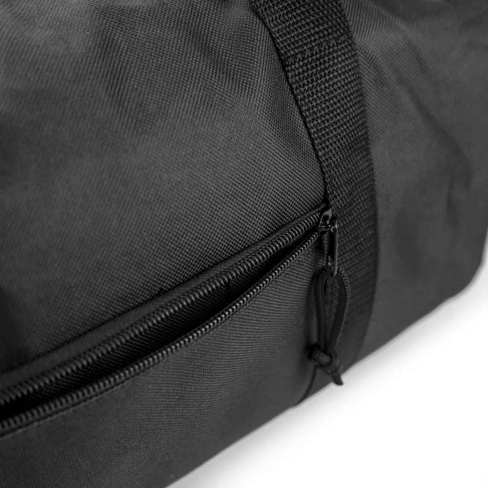 Duffle Gym Bags in Black with Zipper Closure