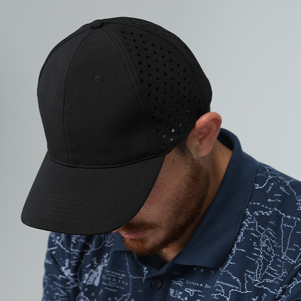 RIYADH - Breathable 6-Panel Cap with Unique Hole Design for Comfort