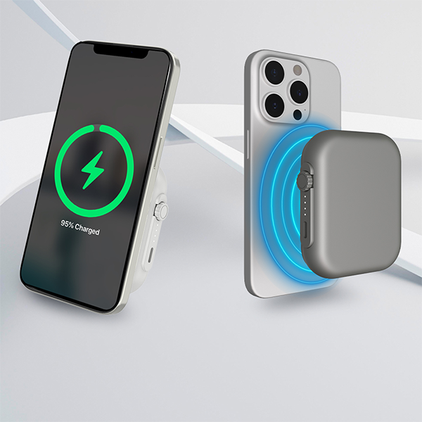 I-POWER : 3-in-1 MagSafe Power Bank - 5000mAh with Smart Charging Technology