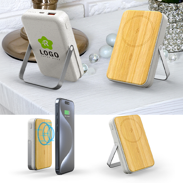 BAM POWER: 10,000mAh MagSafe Power Bank - Eco-Friendly Charging with 15W Wireless Capability