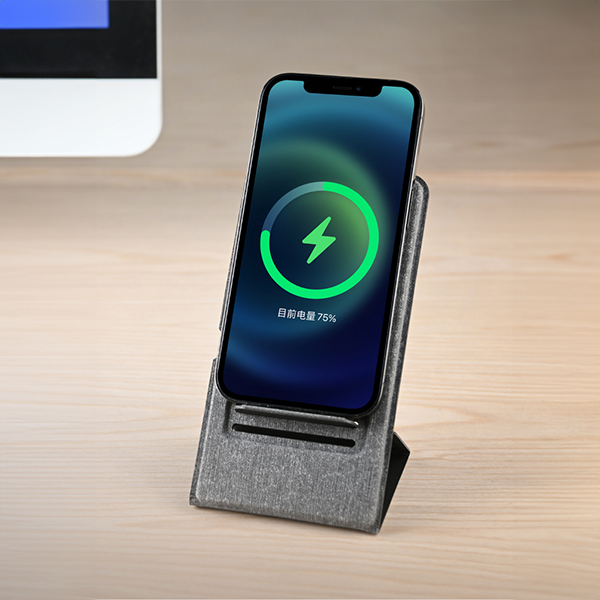 WIRELESS FOLD - Foldable 5W Wireless Charger Stand - Dark Grey