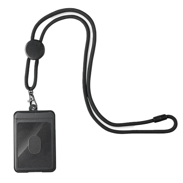 SMART ID Dark Grey - Versatile ID Holder with Built-in Tracker and Phone Stand