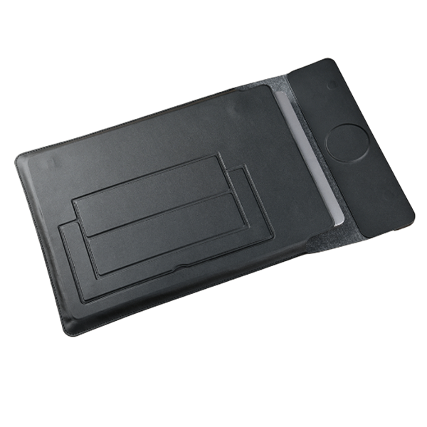 LAP-HOLD Dark Grey - Multifunctional Laptop Sleeve with 3-in-1 MagSafe Charger