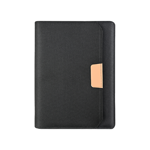 RPET B5 Portfolio - Notebook with Document Organizer and Zipper Closure