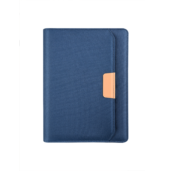RPET B5 Portfolio - Notebook with Document Organizer and Zipper Closure