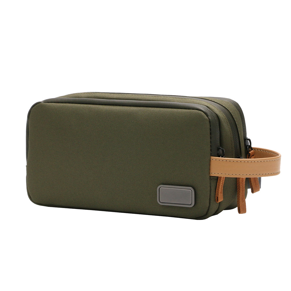 RPET HAMZA – Compact Water-Resistant Travel Pouch with Padded & Mesh Pockets for Organized Tech Accessories