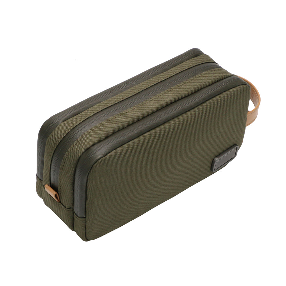 RPET HAMZA – Compact Water-Resistant Travel Pouch with Padded & Mesh Pockets for Organized Tech Accessories